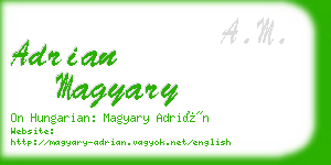 adrian magyary business card